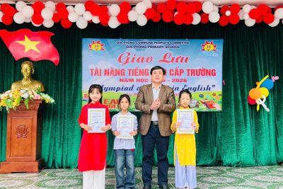 TRƯỜNG TIỂU HỌC GIA PHONG TỔ CHỨC CUỘC THI “TÀI NĂNG TIẾNG ANH” CẤP TRƯỜNG